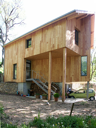 maison bois Isère